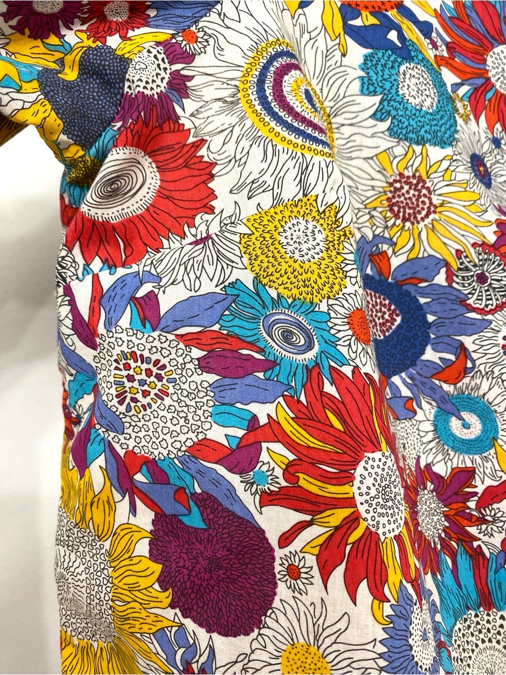 Liberty Art Fabrics Susanna Floral 100% Cotton Button Shirt Size L Wearable Art - Picture 6 of 16